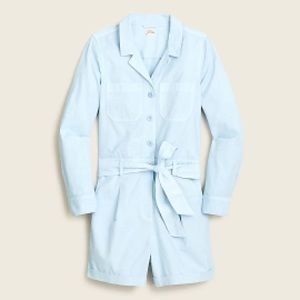 J. Crew foundry chino shorts coveralls NWT size 14 light blue